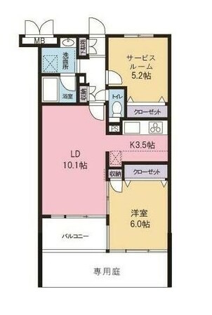 ルシルエスパシオの物件間取画像